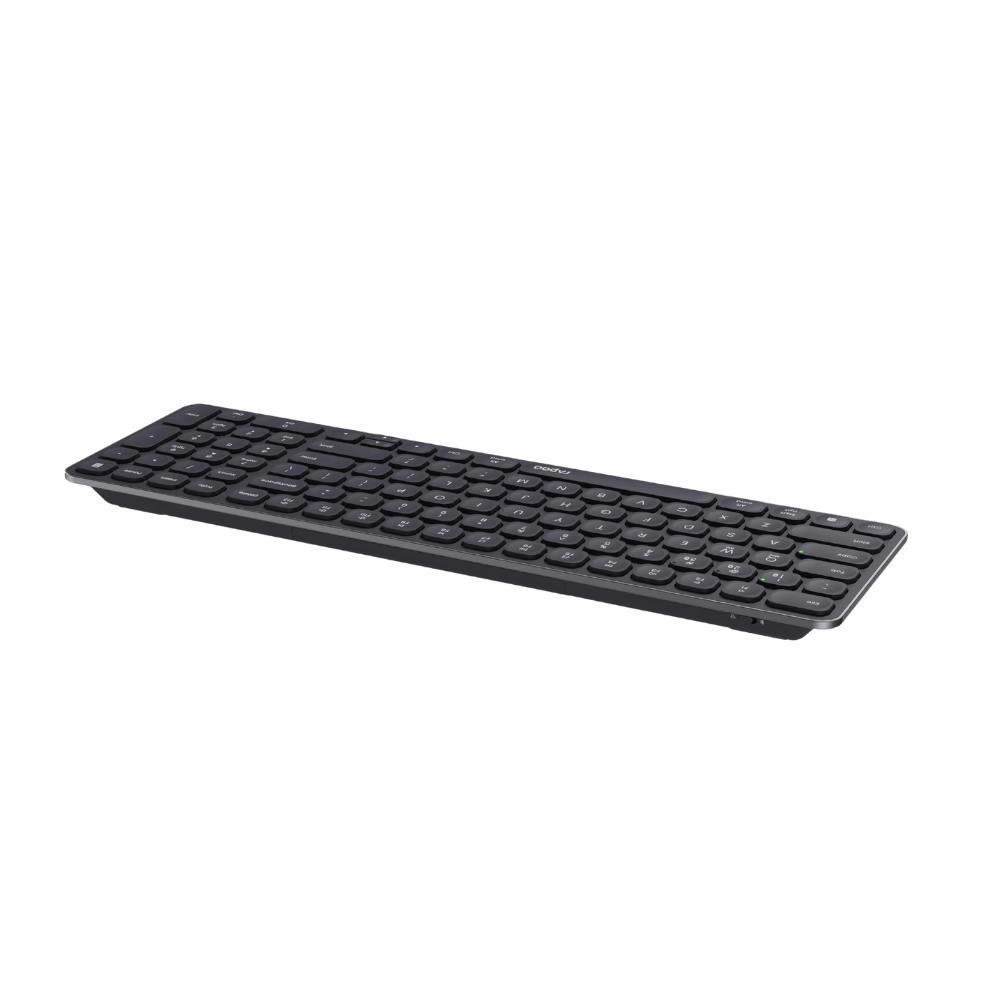 RAPOO E9310M BLUETOOTH/WIRELESS 2.4GHZ ULTRA-SLIM KEYBOARD (DARK GREY)