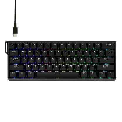 AULA WIN60HE MAX 61-KEY WIRED MAGNETIC SWITCH GAMING KEYBOARD (WING CHUN SWITCH) BLACK
