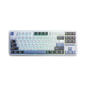 AULA F87 87 KEYS GASKET TRI-MODE MECHANICAL KEYBOARD (LINEAR SWITCH/SWAPPBL) GRAY/WHITE/BLUE