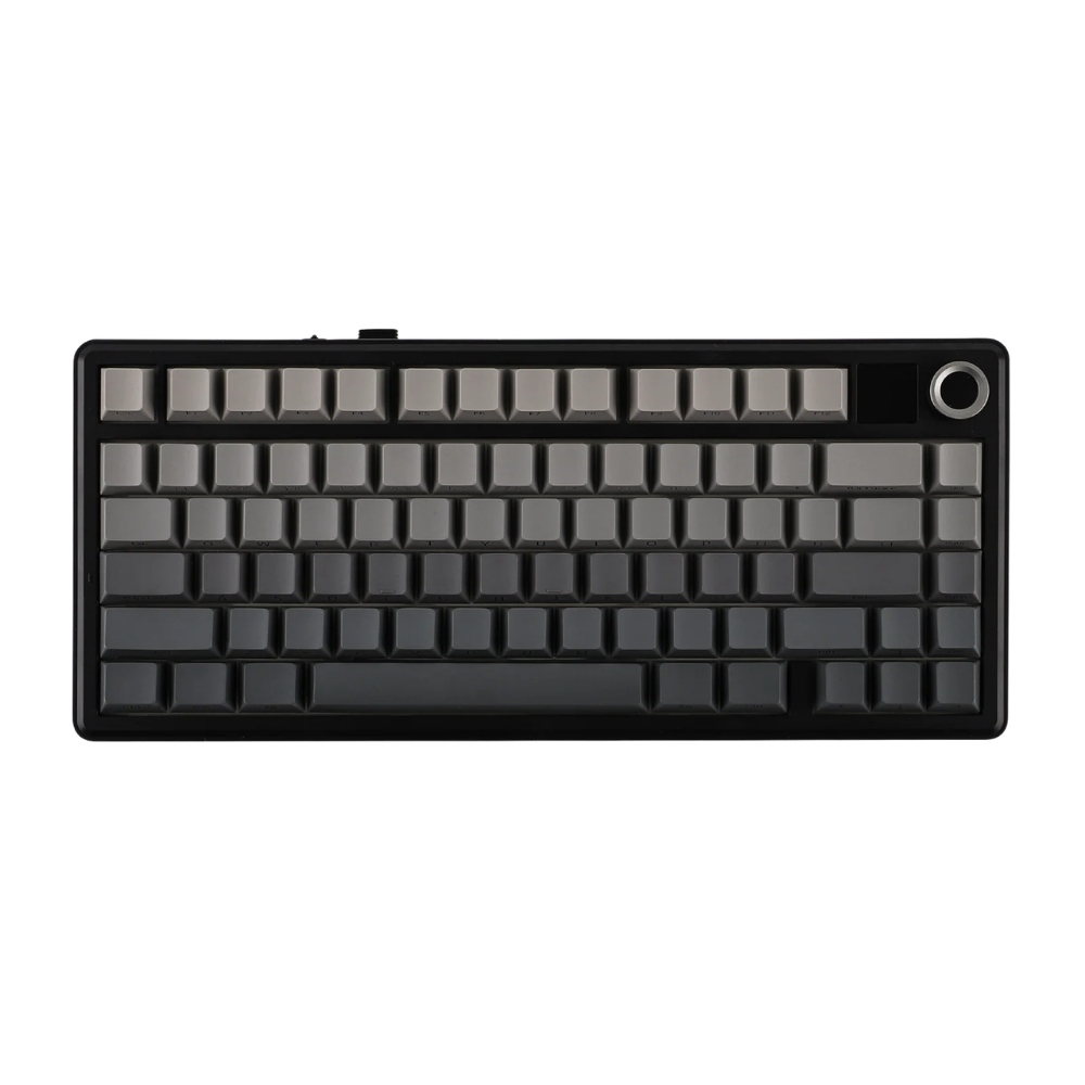 AULA F75 MAX 80-KEY TRI-MODE MECHANICAL KEYBOARD W/ KNOB & LCD SCRN (LINEAR SWITCH/SWAPPBL)