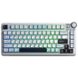 AULA AU75 3-IN-1 HOT-SWAPPABLE RGB MECHANICAL WIRELESS KEYBOARD (GLACIER BLUE)
