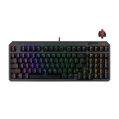 ASUS TUF GAMING K3 GEN II COMPACT 97-KEY OPTICAL-MECH RGB GAMING KEYBOARD (RED SWITCH)