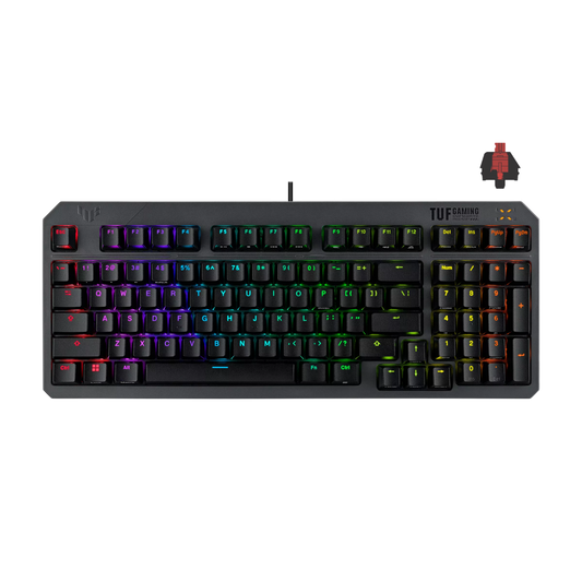 ASUS TUF GAMING K3 GEN II COMPACT 97-KEY OPTICAL-MECH RGB GAMING KEYBOARD (RED SWITCH)