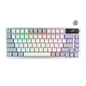 ASUS ROG AZOTH TRI-MODE RGB MECHANICAL GAMING KEYBOARD (NX SNOW SWITCH) (WHITE)