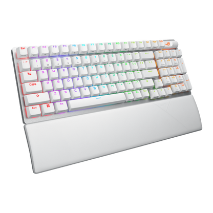 ASUS ROG STRIX SCOPE II 96 WIRELESS GAMING KEYBOARD W/ WRIST REST (NX STORM SWITCH)(WHITE)