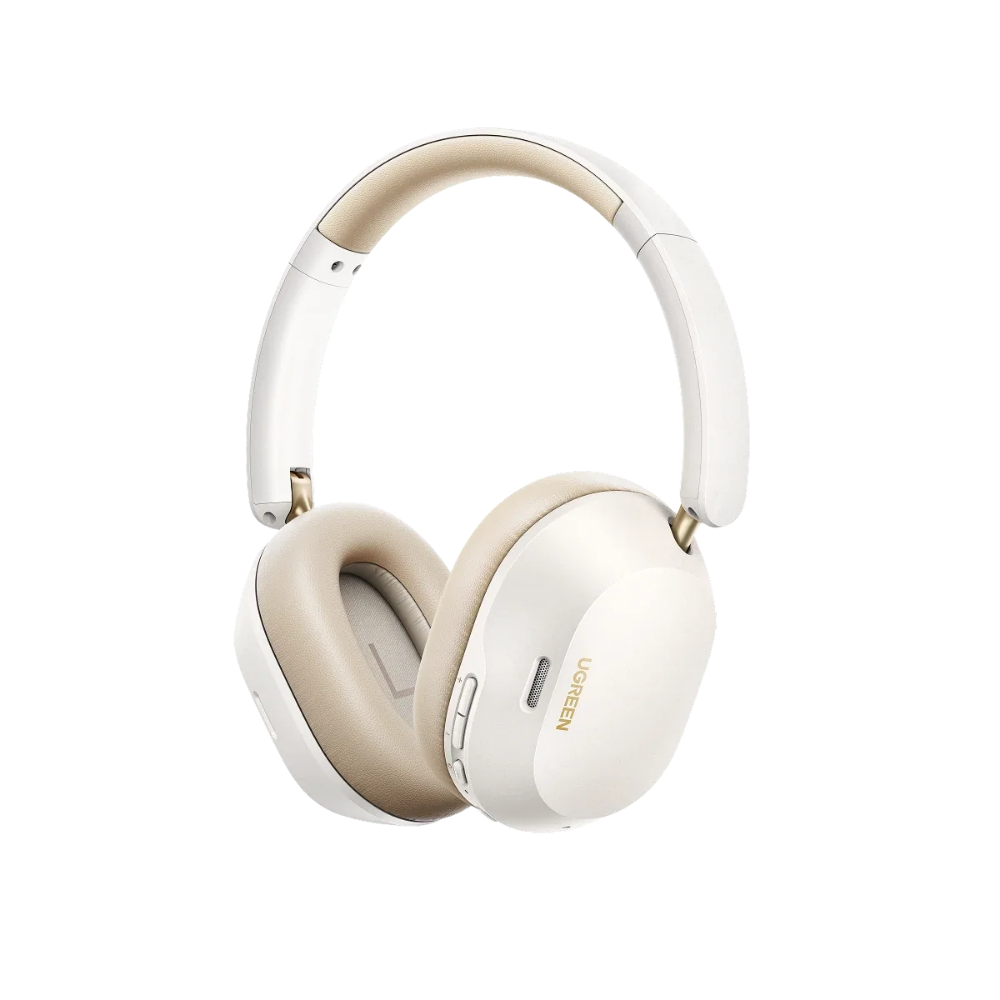 UGREEN HITUNE MAX5C HYBRID ACTIVE NOISE-CANCELLING HEADPHONES (WHITE)