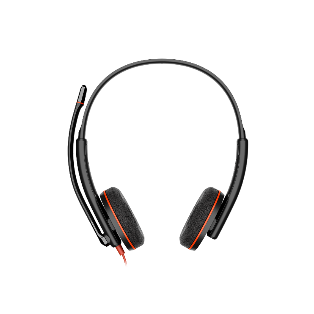 POLY BLACKWIRE 3220 USB-A/USB-C WIRED HEADSET (8X228AA)