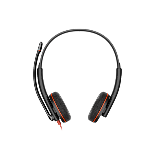 POLY BLACKWIRE 3220 USB-A/USB-C WIRED HEADSET (8X228AA)
