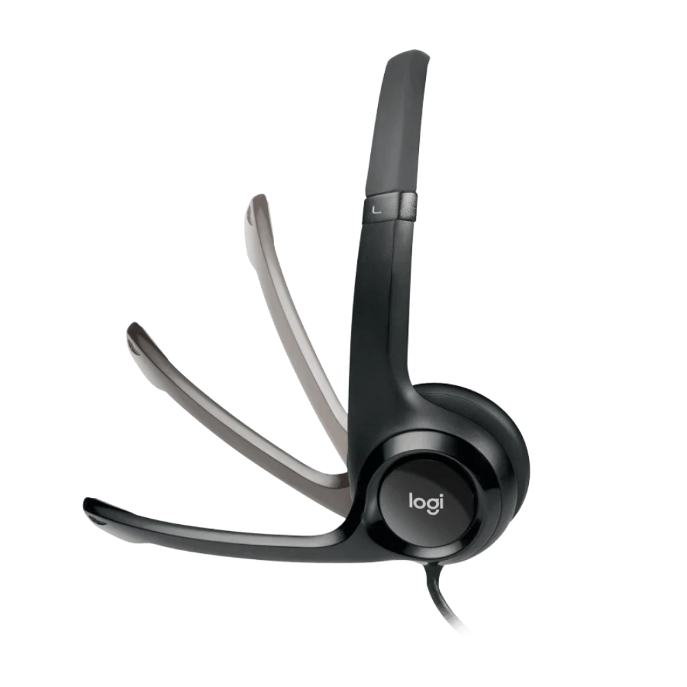 LOGITECH H390 USB STEREO HEADSET (BLACK)