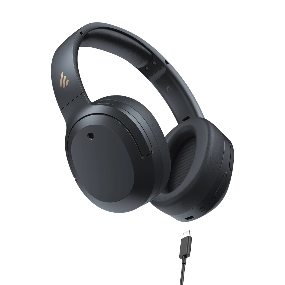 EDIFIER W820NB PLUS HI-RES AUDIO ANC BLUETOOTH STEREO HEADPHONES (DARK GRAY)