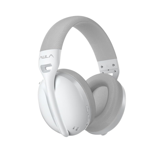 AULA S6 TRI-MODE LIGHTWEIGHT GAMING HEADSET (WHITE)