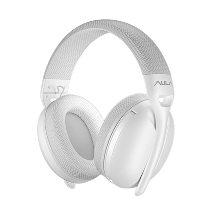 AULA S6 TRI-MODE LIGHTWEIGHT GAMING HEADSET (WHITE)
