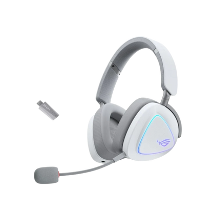 ASUS ROG DELTA II TRI-MODE WIRELESS GAMING HEADSET (WHITE)