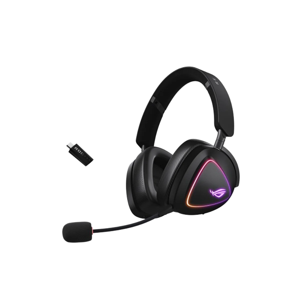ASUS ROG DELTA II TRI-MODE WIRELESS GAMING HEADSET (BLACK)