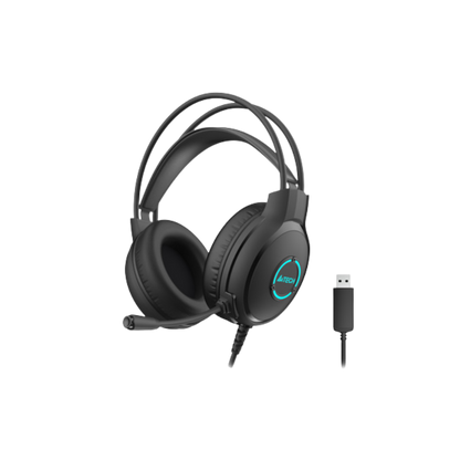 A4TECH FSTYLER FH300U USB HEADSET W/ MIC (BLACK)