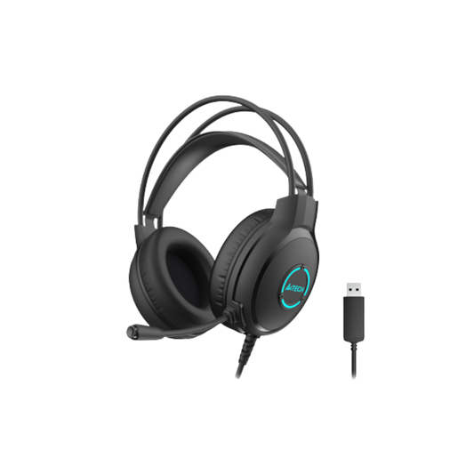A4TECH FSTYLER FH300U USB HEADSET W/ MIC (BLACK)