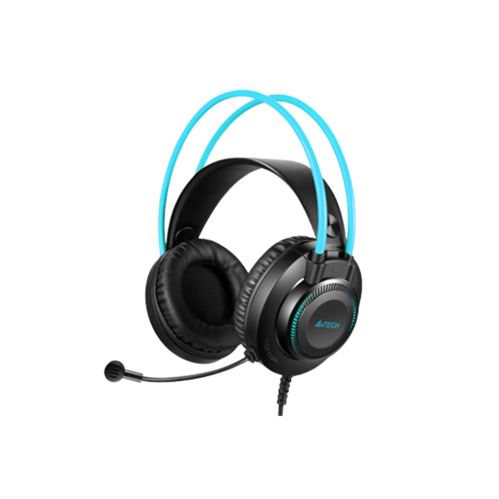 A4TECH FSTYLER FH200I HEADSET W/ DUAL JACK ADAPTER (BLUE)