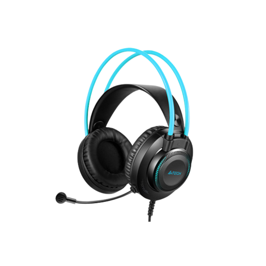 A4TECH FSTYLER FH200I HEADSET W/ DUAL JACK ADAPTER (BLUE)
