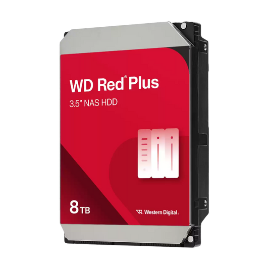 WESTERN DIGITAL 8.0TB RED PLUS NAS HDD (WD80EFPX) 5640RPM 256MB SATA 6GB/S