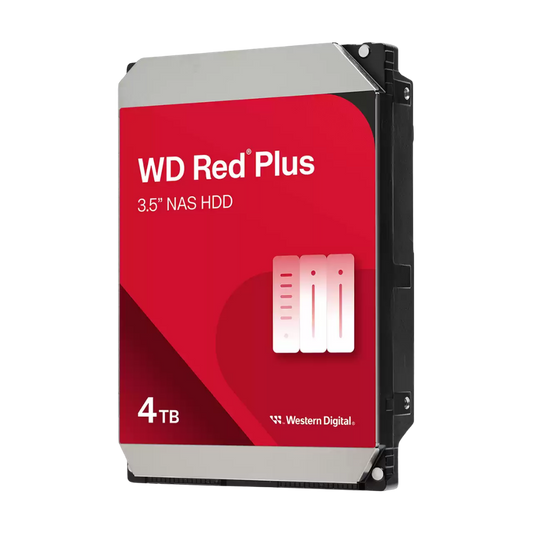 WESTERN DIGITAL 4.0TB RED PLUS NAS HDD (WD40EFZZ) 5400RPM 128MB SATA 6GB/S 3.5"