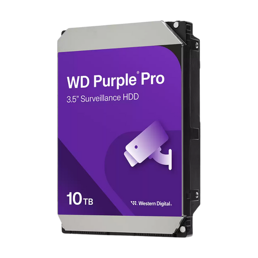 WESTERN DIGITAL 10TB PURPLE PRO (WD102PURP) 7200RPM 512MB SATA 6GB/S 3.5"