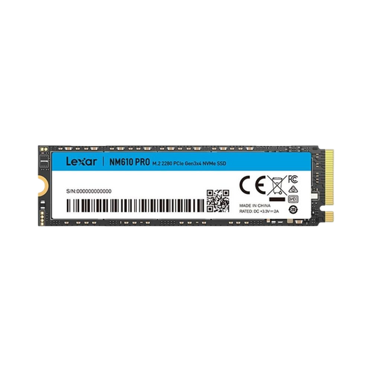 LEXAR NM610 PRO GEN3 500GB M.2 2280 NVME SSD