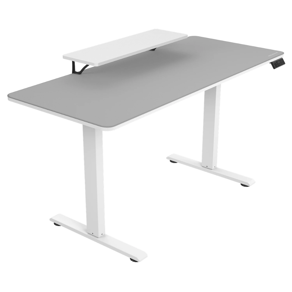 COUGAR E-STAR 120 ELECTRICAL GAMING DESK (WHITE)
