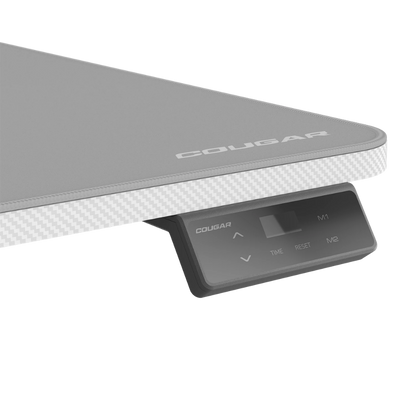 COUGAR E-STAR 120 ELECTRICAL GAMING DESK (WHITE)