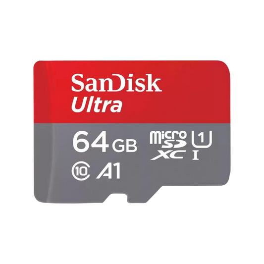 SANDISK ULTRA 64GB UHS-1 CLASS 10 MICRO SDXC FLASH MEMORY
