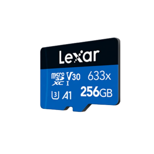 LEXAR 256GB UHS-1 CLASS 10 MICRO SDXC FLASH MEMORY W/ADAPTER