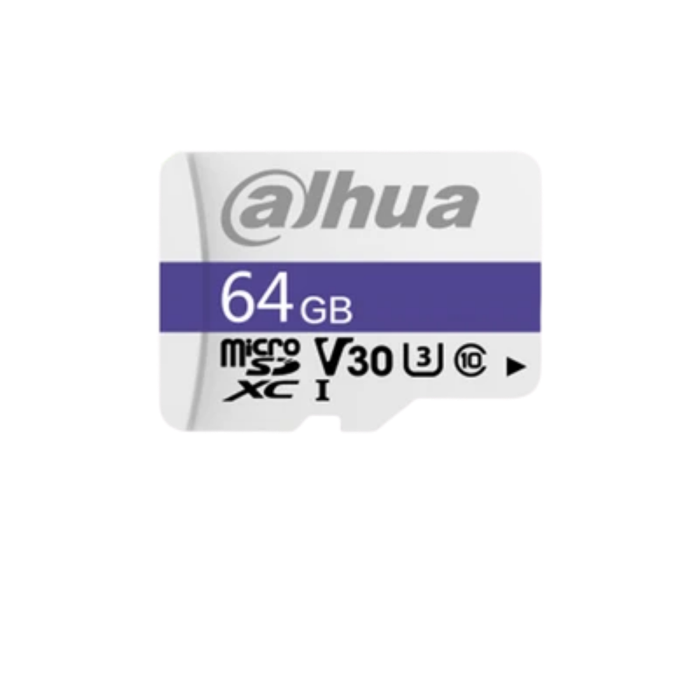 DAHUA 64GB UHS-1 CLASS 10 MICRO SDXC FLASH MEMORY WITH ADAPTER
