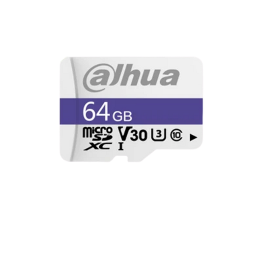 DAHUA 64GB UHS-1 CLASS 10 MICRO SDXC FLASH MEMORY WITH ADAPTER