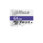 DAHUA 64GB UHS-1 CLASS 10 MICRO SDXC FLASH MEMORY WITH ADAPTER
