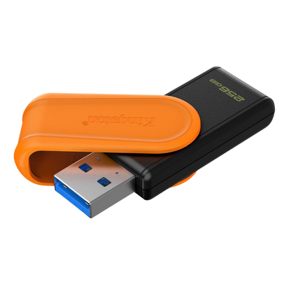 KINGSTON DATA TRAVELLER EXODIA S 256GB USB3.2 FLASH DRIVE (ORANGE)