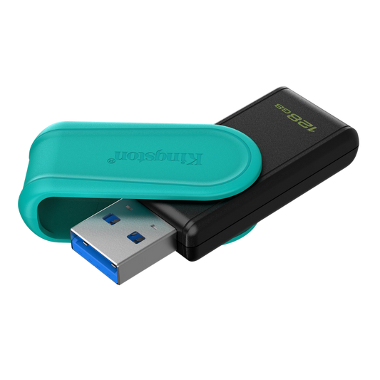 KINGSTON DATA TRAVELLER EXODIA S 128GB USB3.2 FLASH DRIVE (TEAL)