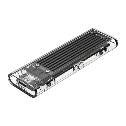 ORICO M.2 NVME USB 3.1 SSD ENCLOSURE TCM2-C3 TRANSPARENT BODY (BLACK)
