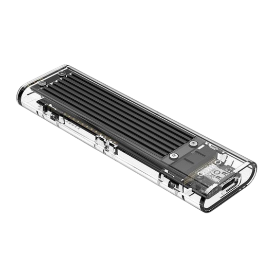 ORICO M.2 NVME USB 3.1 SSD ENCLOSURE TCM2-C3 TRANSPARENT BODY (BLACK)