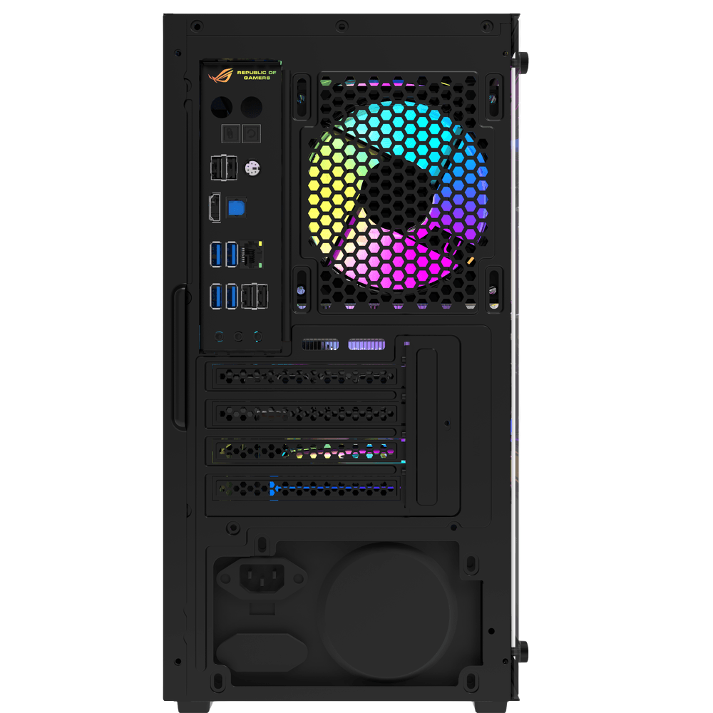 DARKFLASH M305 MESH M-ATX CASE W/ TEMPERED GLASS SIDE PANEL (BLACK)