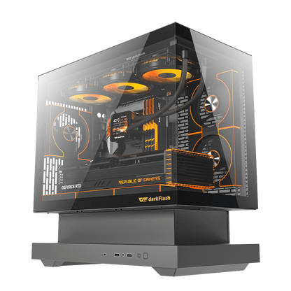 DARKFLASH FLOATRON F1 M-ATX CASE (BLACK)
