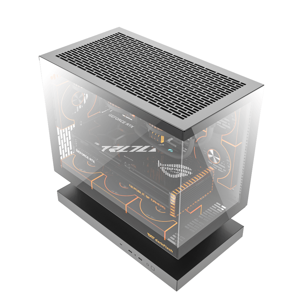 DARKFLASH FLOATRON F1 M-ATX CASE (BLACK)