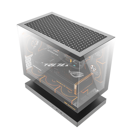 DARKFLASH FLOATRON F1 M-ATX CASE (BLACK)