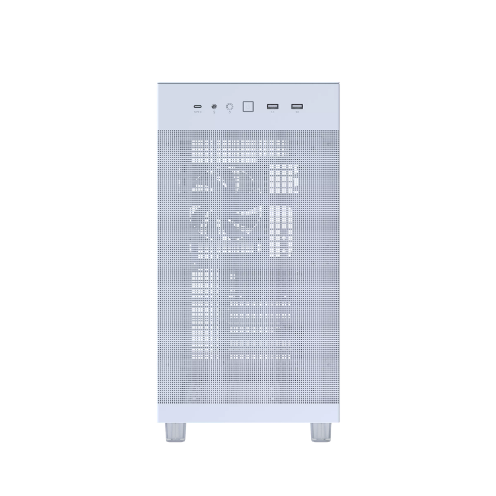 ASUS PRIME AP303 TEMPERED GLASS ATX CASE W/ 1FAN (WHITE)