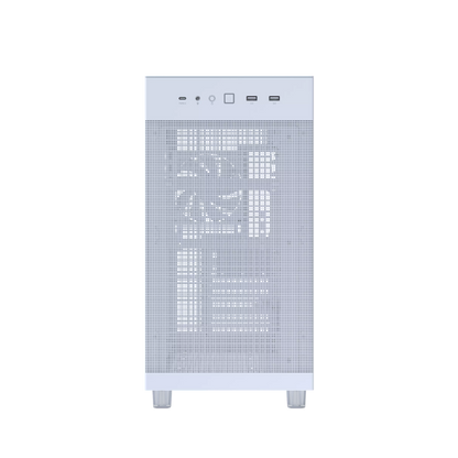 ASUS PRIME AP303 TEMPERED GLASS ATX CASE W/ 1FAN (WHITE)