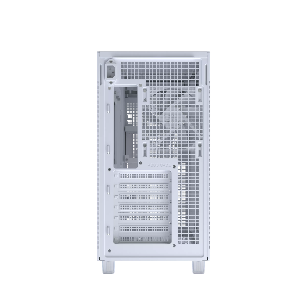 ASUS PRIME AP303 TEMPERED GLASS ATX CASE W/ 1FAN (WHITE)