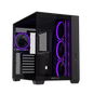 ASUS A32 PLUS TEMPERED GLASS DUAL CHAMBER ATX CASE W/ 4 ARGB FANS (BLACK)