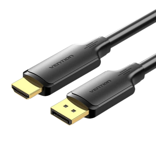 VENTION DP (M) TO HDMI (M) 4K CABLE PVC (3M) BLACK