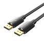 VENTION DP (M) TO DP (M) 4K CABLE PVC (5M) BLACK