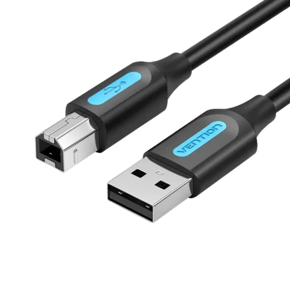 VENTION USB-A 2.0 (M) TO USB-B (M) PRINTER CABLE (15M) BLACK