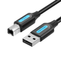 VENTION USB-A 2.0 (M) TO USB-B (M) PRINTER CABLE (15M) BLACK