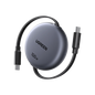 UGREEN USB-C (M) TO USB-C (M) RETRACTABLE FLAT CABLE 100W 5A (1M)